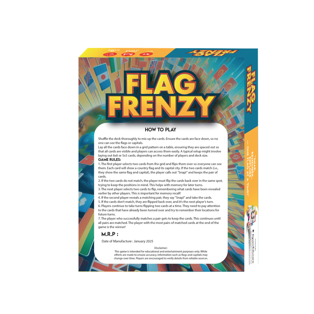 FLAG FRENZY - SNAP CARD GAME