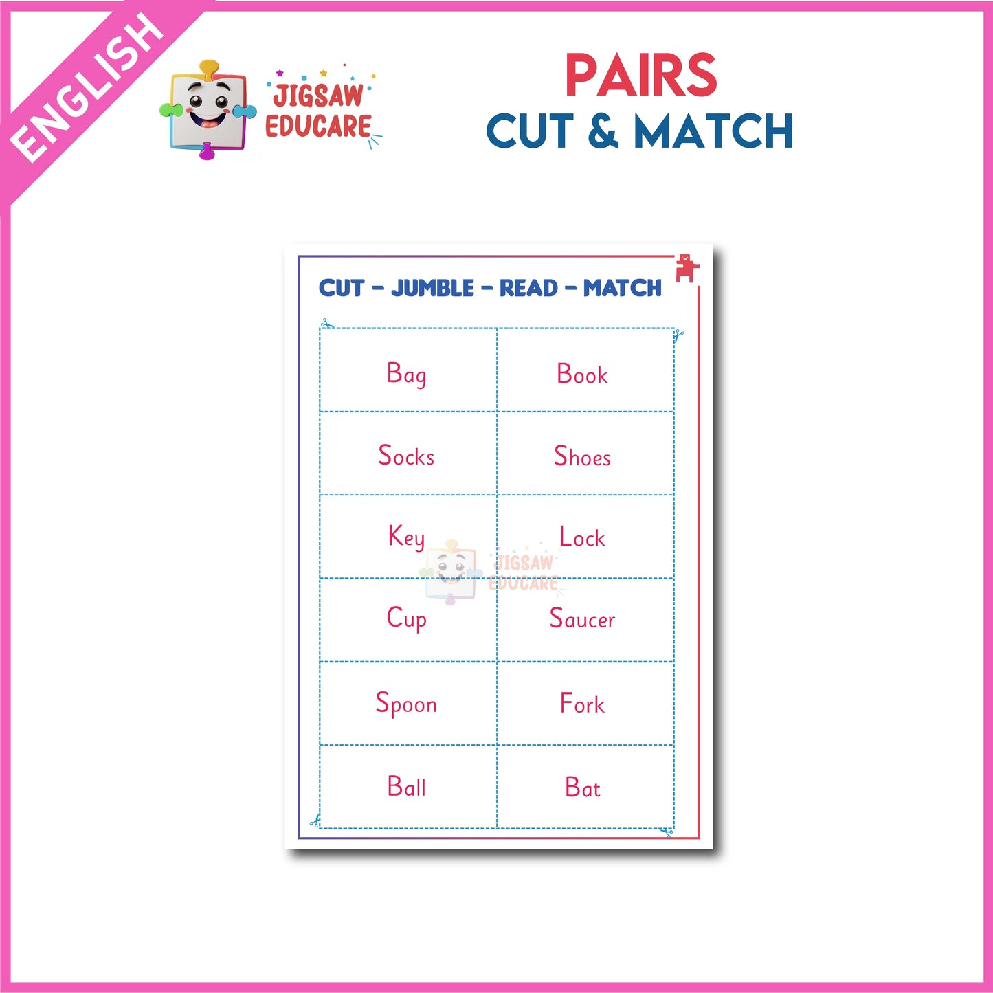 PAIRS_CUT AND MATCH *