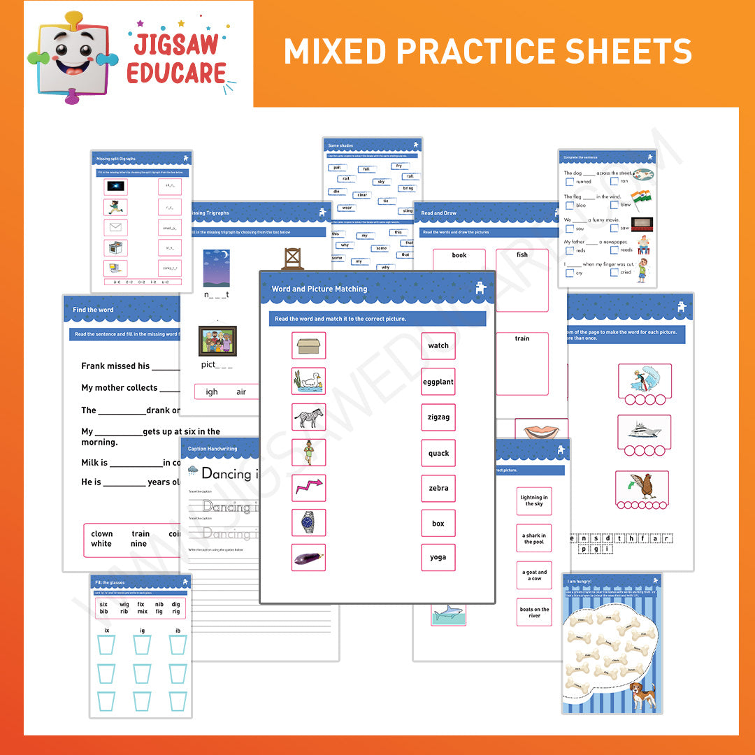 PHONICS WORKSHEETS BUNDLE [PDF]