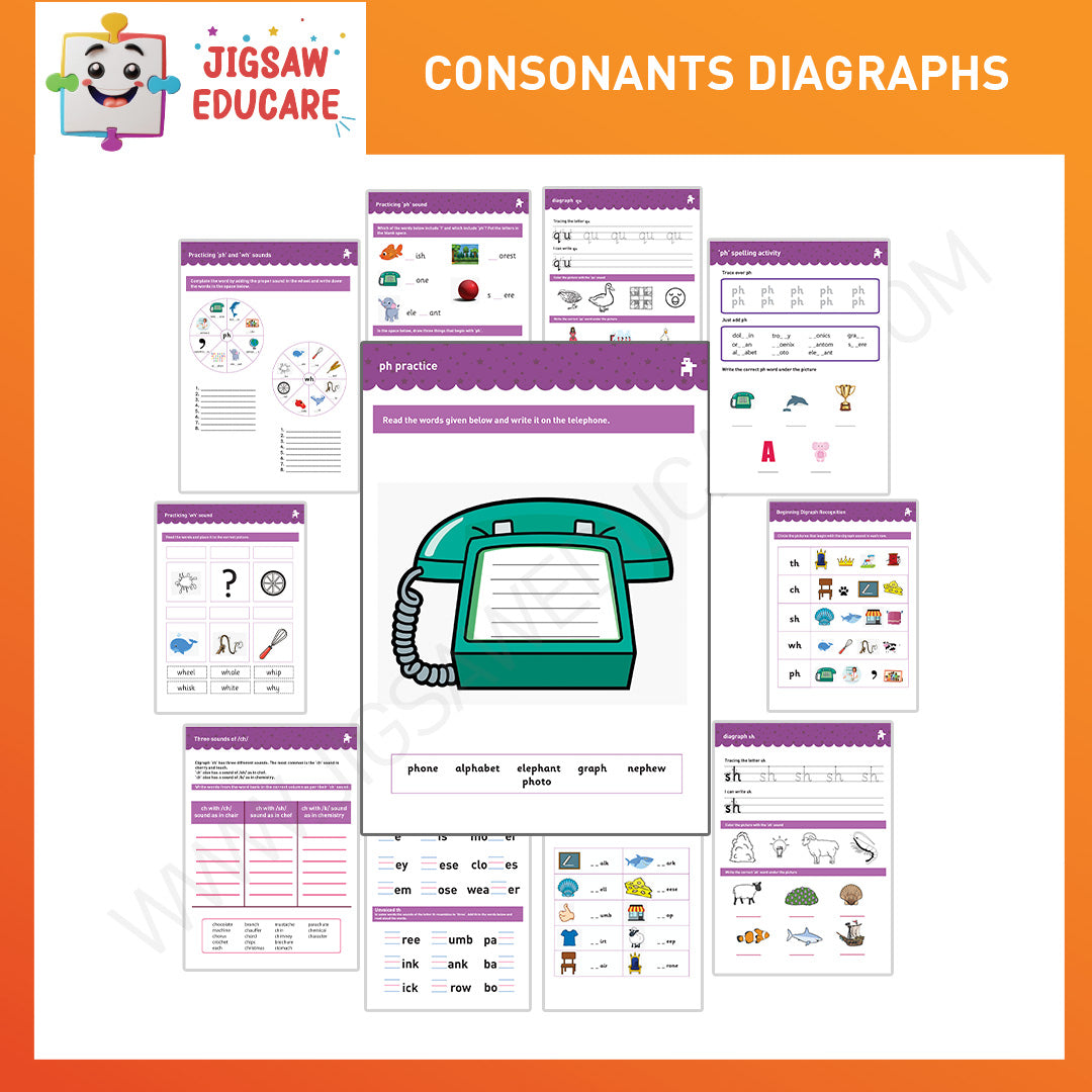 PHONICS WORKSHEETS BUNDLE [PDF]