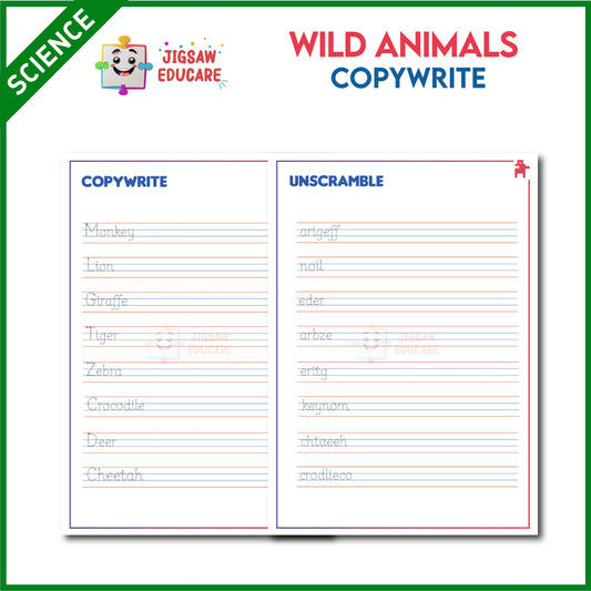 WILD ANIMALS_COPYWRITE *