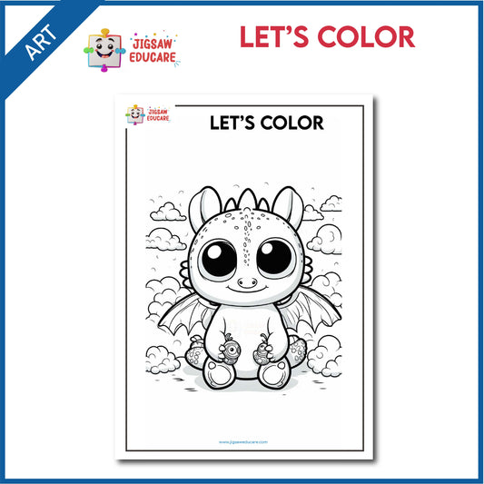 LET'S COLOR - DRAGON *