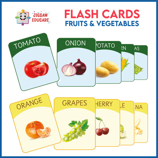 FLASH CARDS* FRUITS & VEGETABLES