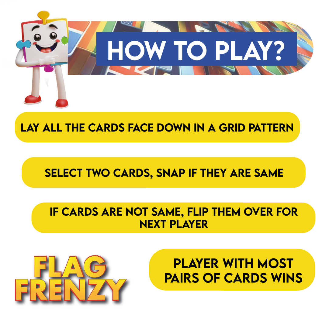 FLAG FRENZY - SNAP CARD GAME