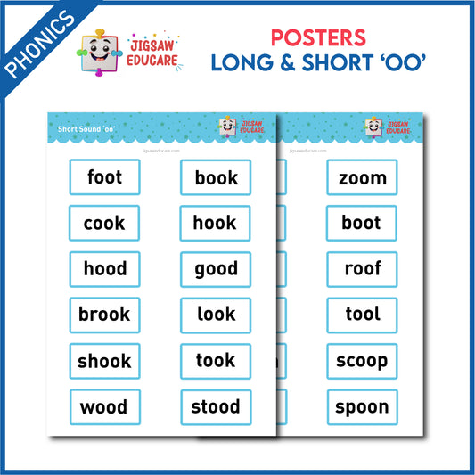 LONG AND SHORT 'OO' - POSTERS