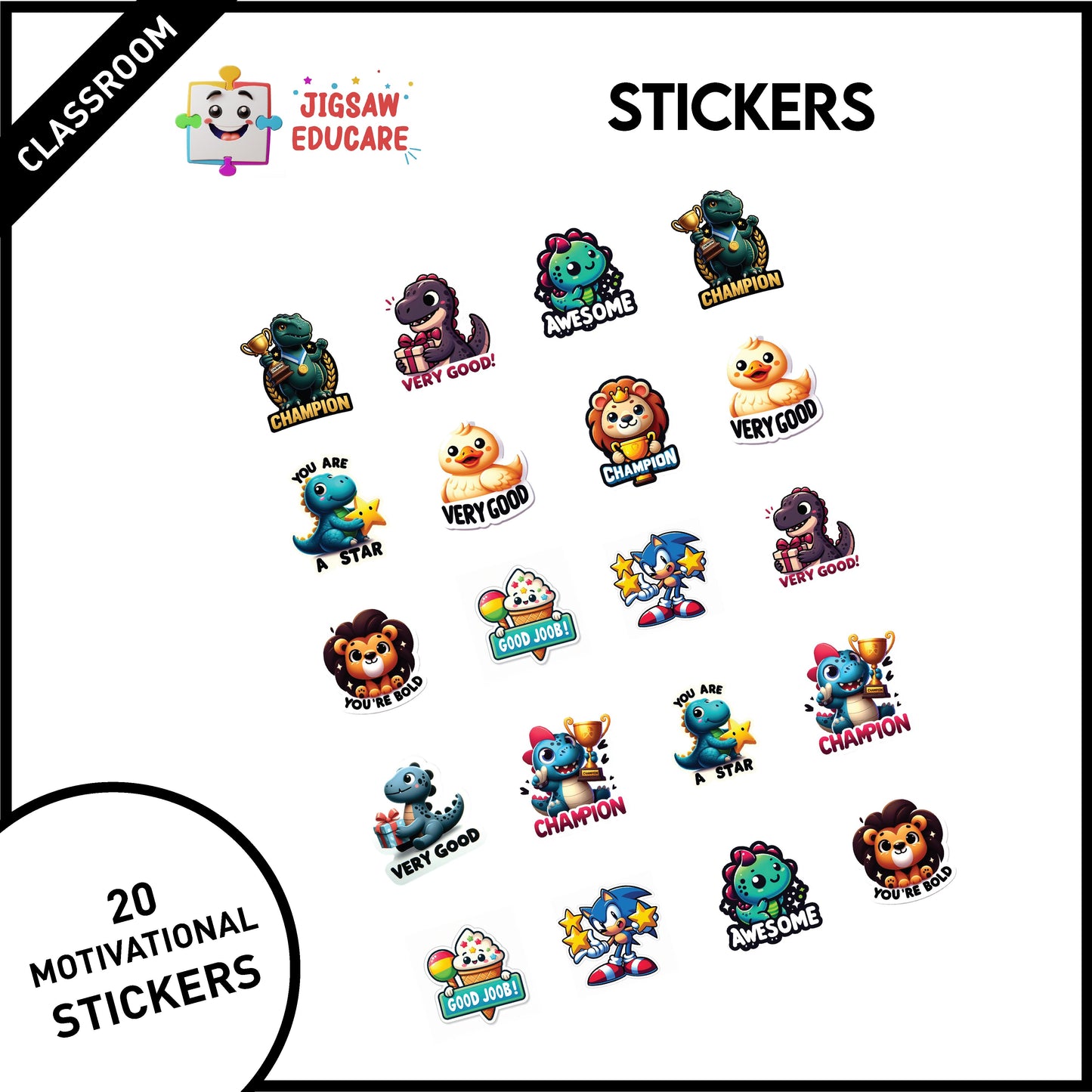 STICKER SHEETS [MOTIVATIONAL]