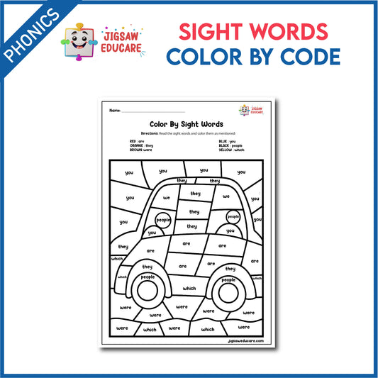 SIGHT WORD COLORING *