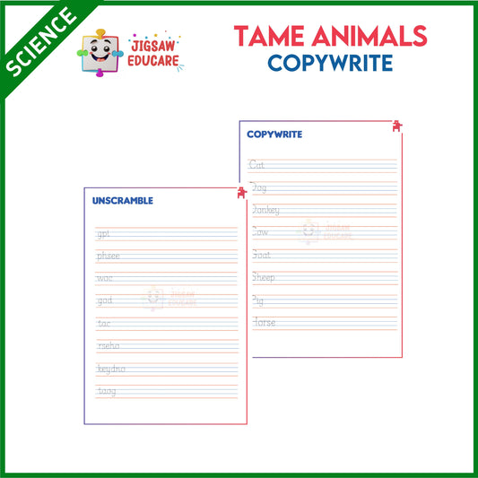 TAME ANIMALS_COPYWRITE *